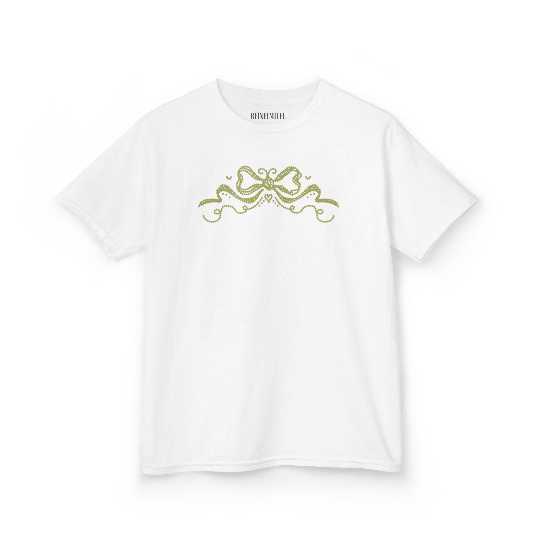 Yellow Ribbon Detail Baby Tee