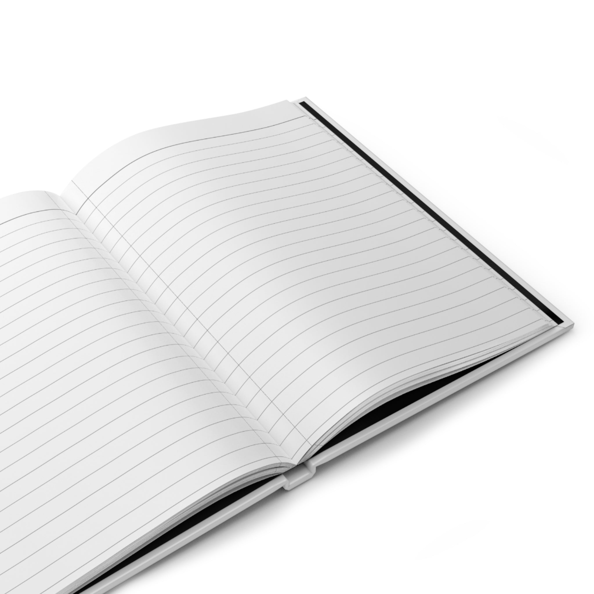 Custom Silver Notebook - 150 Lined Pages & Hard Cover