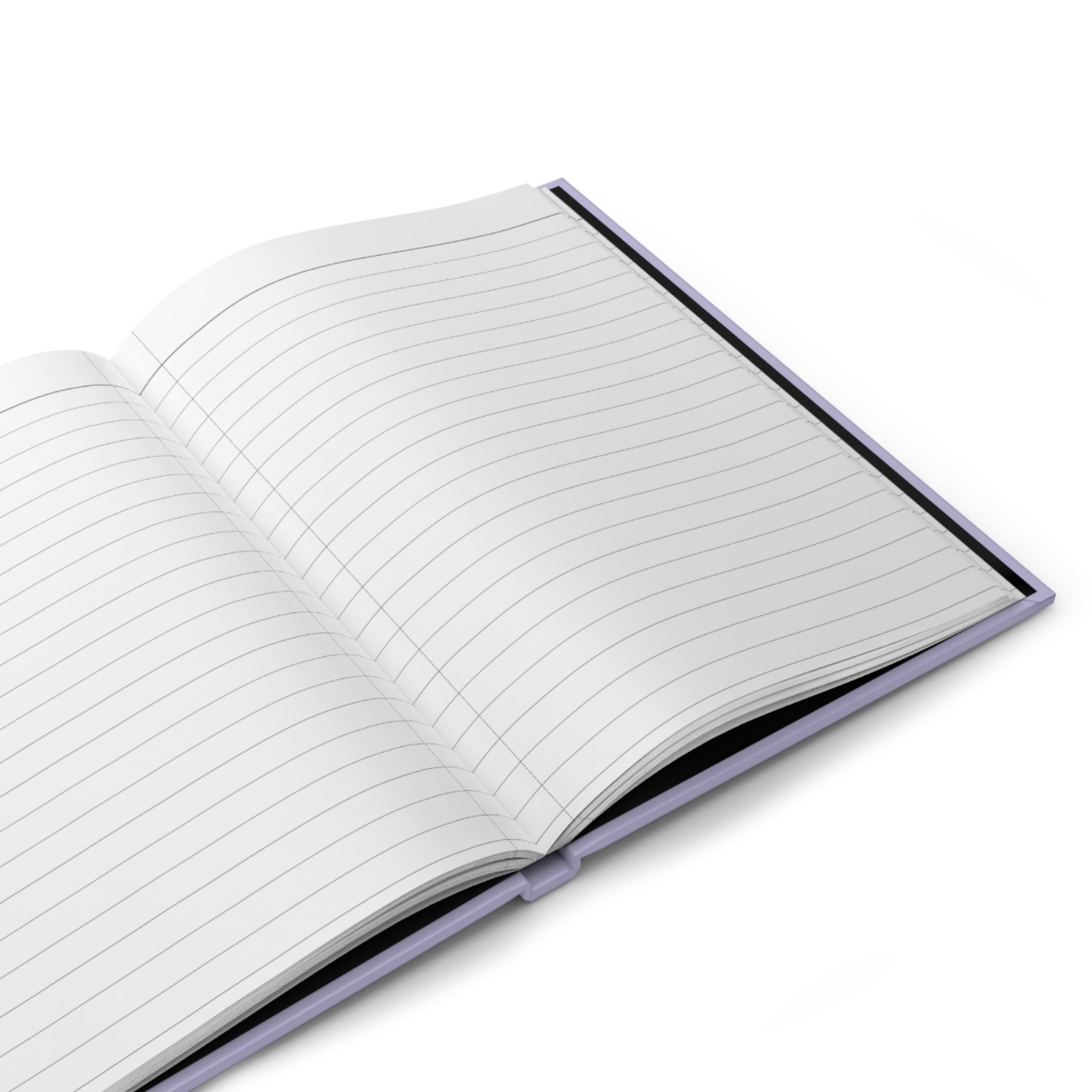 Custom Lavender Notebook - 150 Lined Pages & Hard Cover