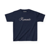 Romantic - Cursive Slogan Baby Tee