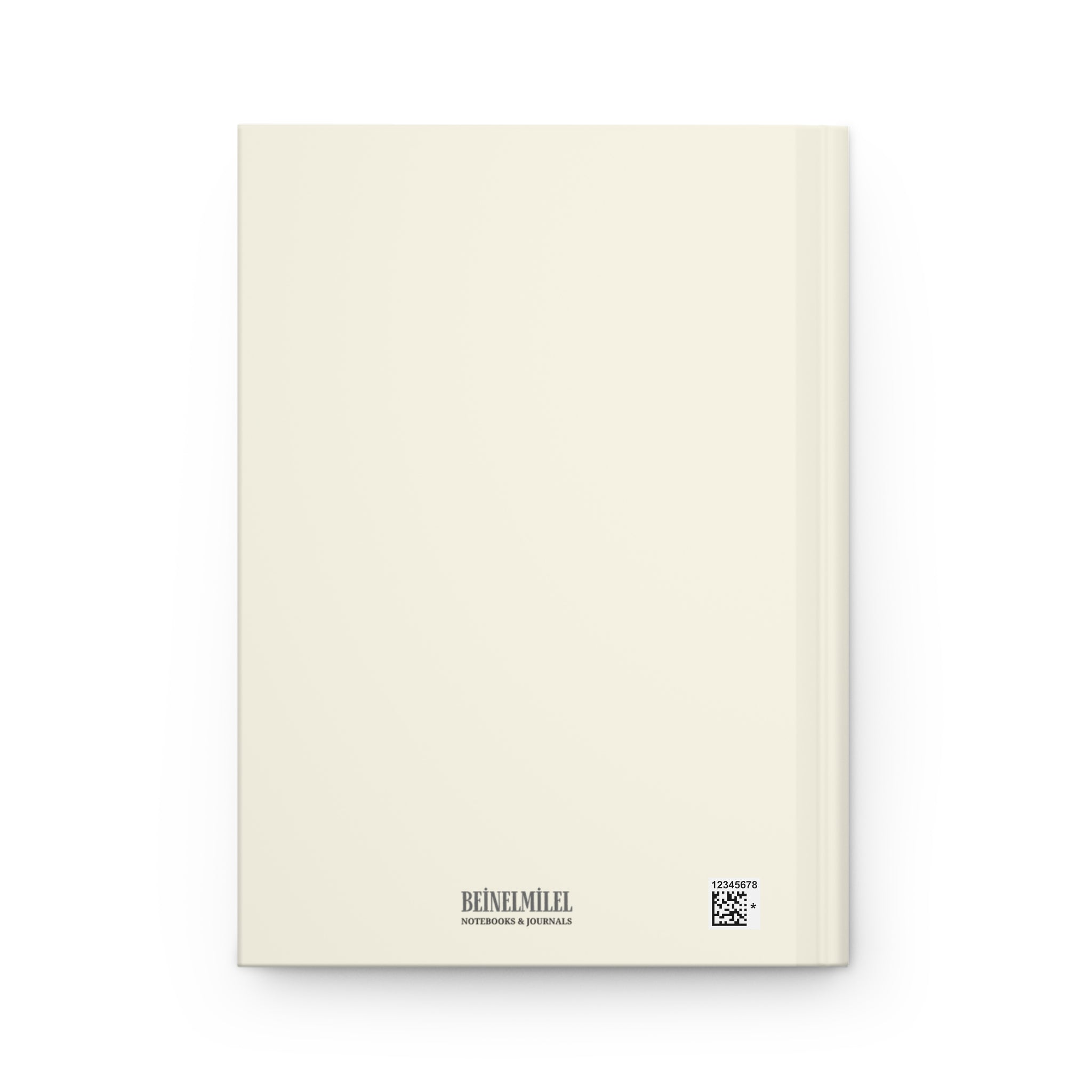 Custom Soft Butter Notebook - 150 Lined Pages & Hard Cover
