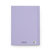 Custom Lavender Notebook - 150 Lined Pages & Hard Cover