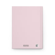 Custom Rose Quartz Pink Notebook - 150 Lined Pages & Hard Cover