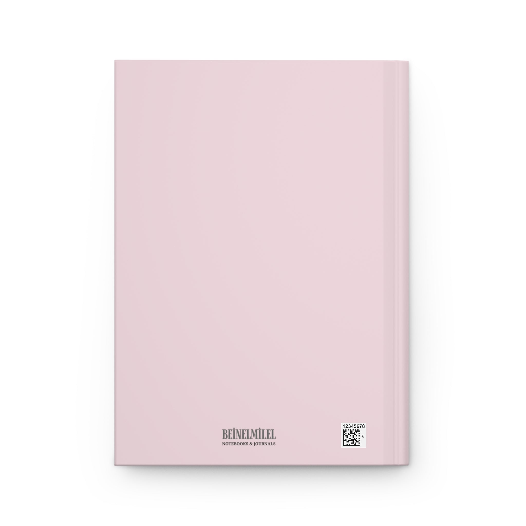 Custom Rose Quartz Pink Notebook - 150 Lined Pages & Hard Cover
