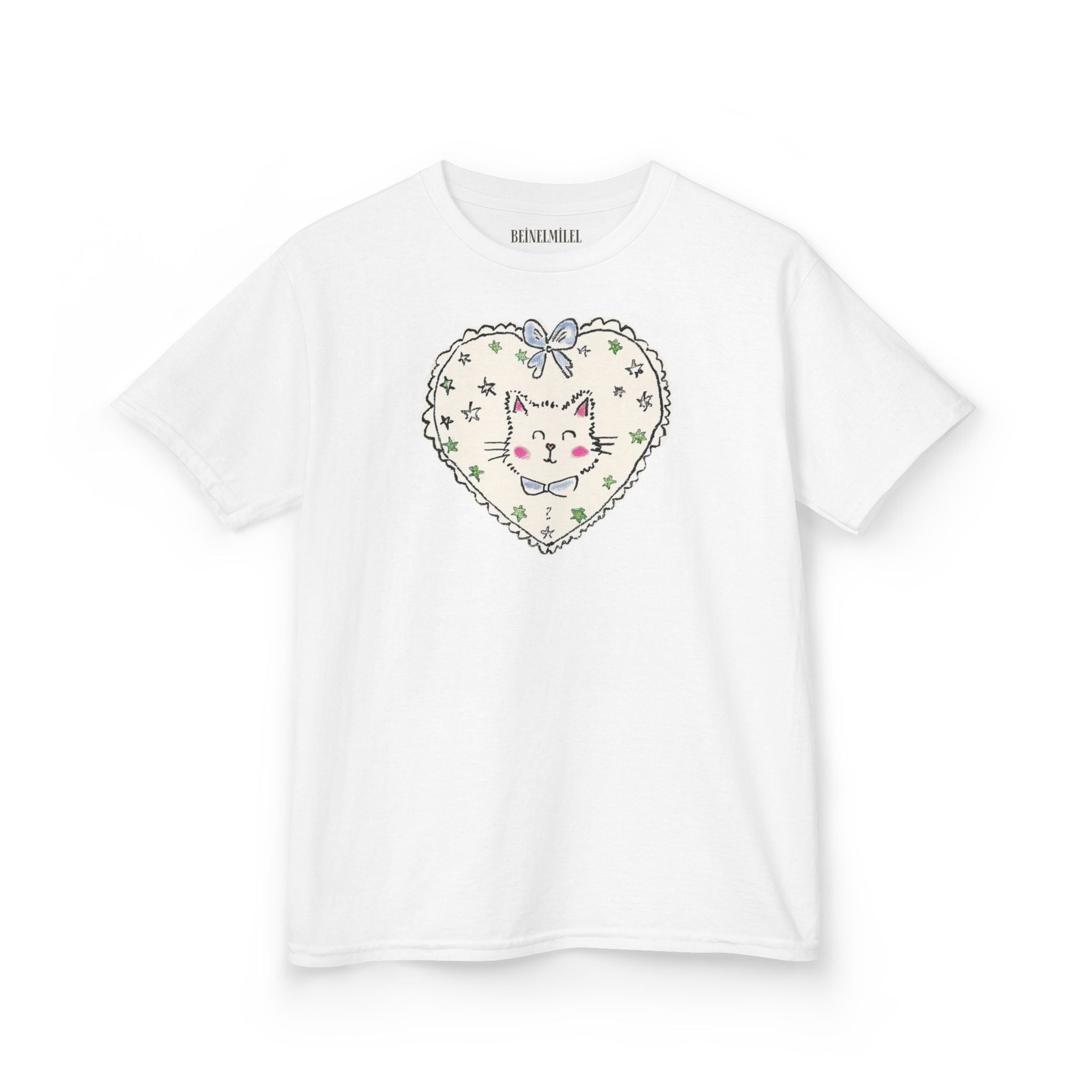 Cute Cat Print Baby Tee