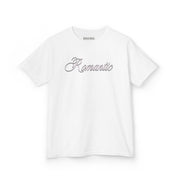 Romantic - Cursive Slogan Baby Tee
