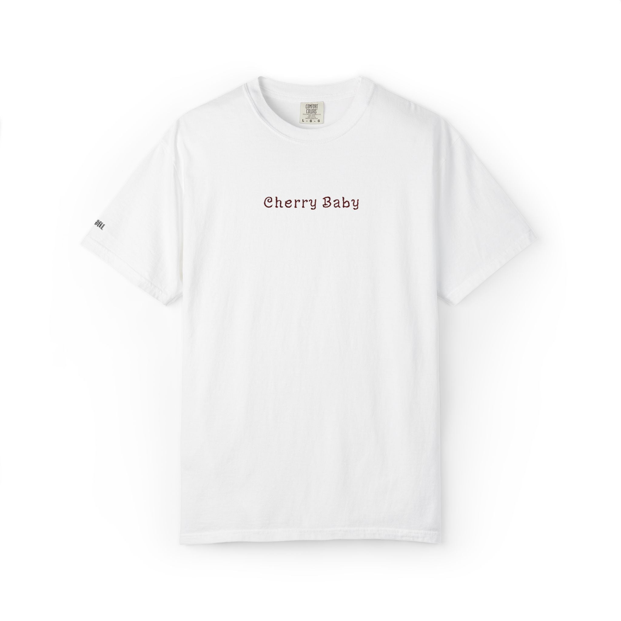 Embroidered Cherry Baby Comfort Colors® T-Shirt