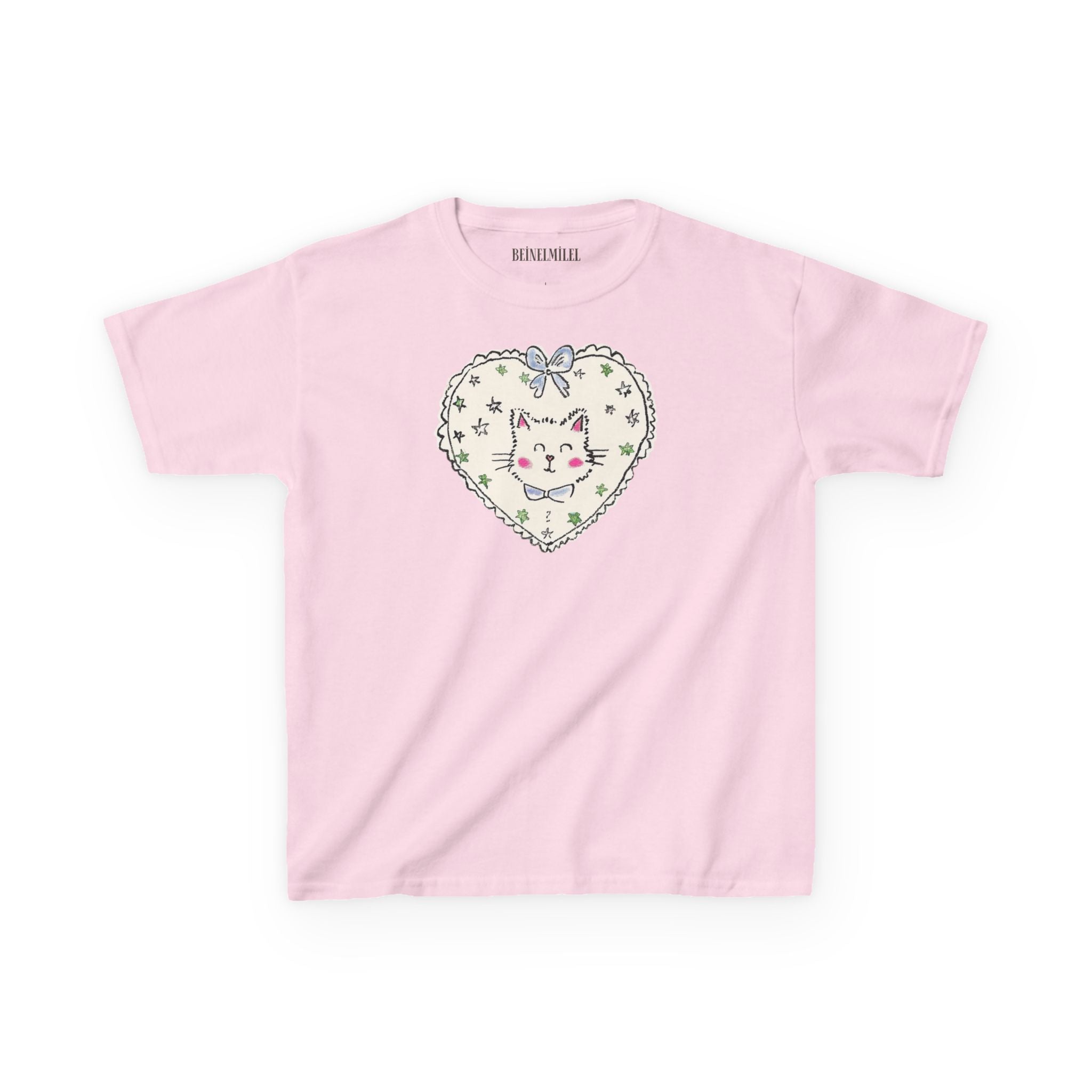 Cute Cat Print Baby Tee