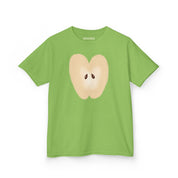 Apple Slice Baby Tee – Green & Red Fruit Graphic