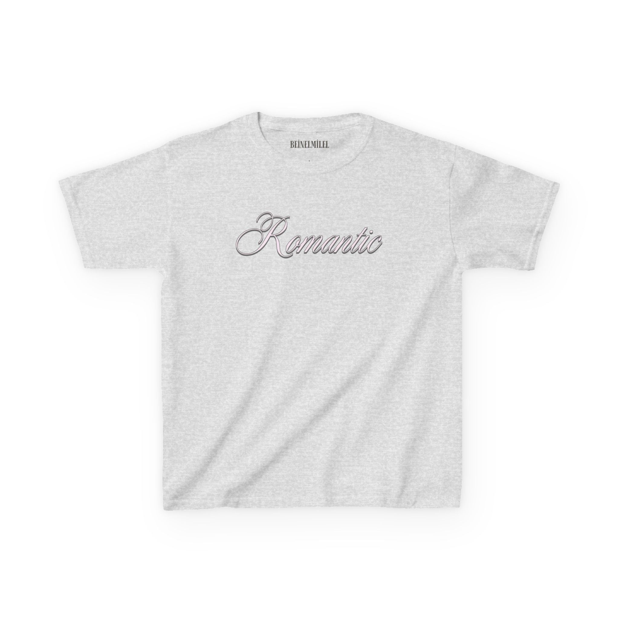 Romantic - Cursive Slogan Baby Tee