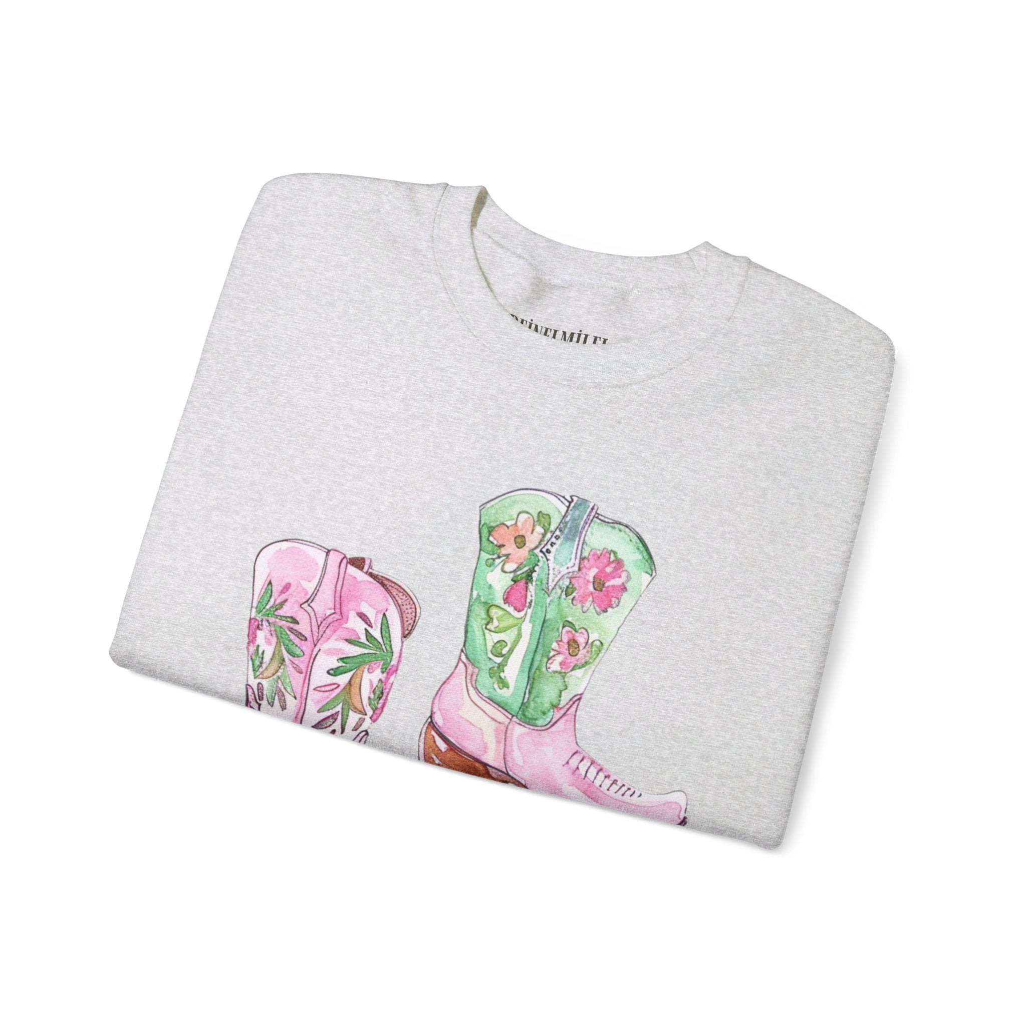 Cowgirl Boots - Crewneck Sweatshirt