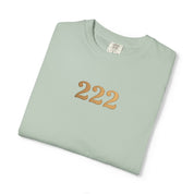 222 Angel Number Embroidered Comfort Colors® T-Shirt