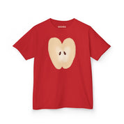 Apple Slice Baby Tee – Green & Red Fruit Graphic