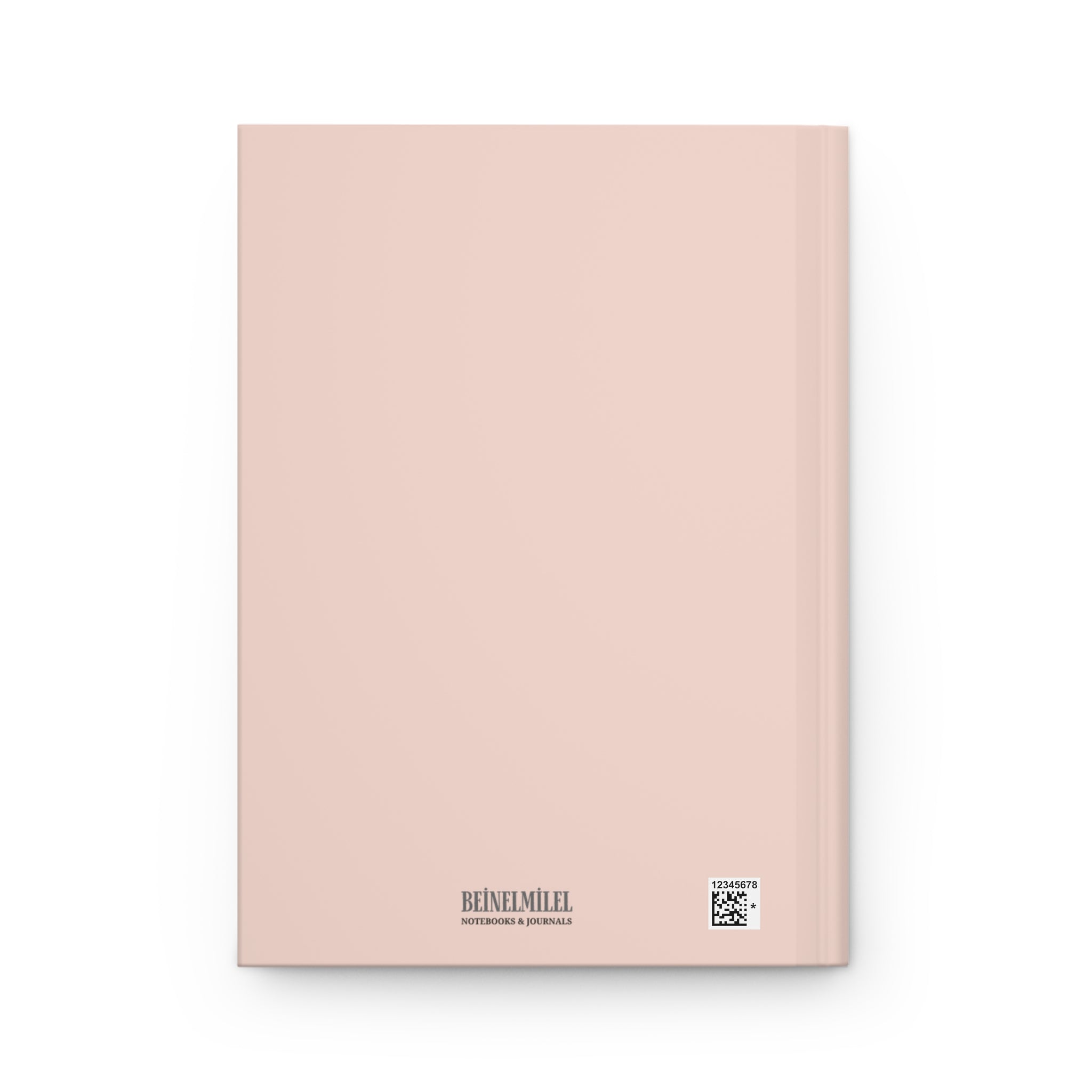 Custom Peach Puff Notebook - 150 Lined Pages & Hard Cover