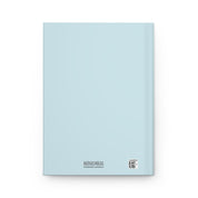 Custom Baby Blue Notebook - 150 Lined Pages & Hard Cover