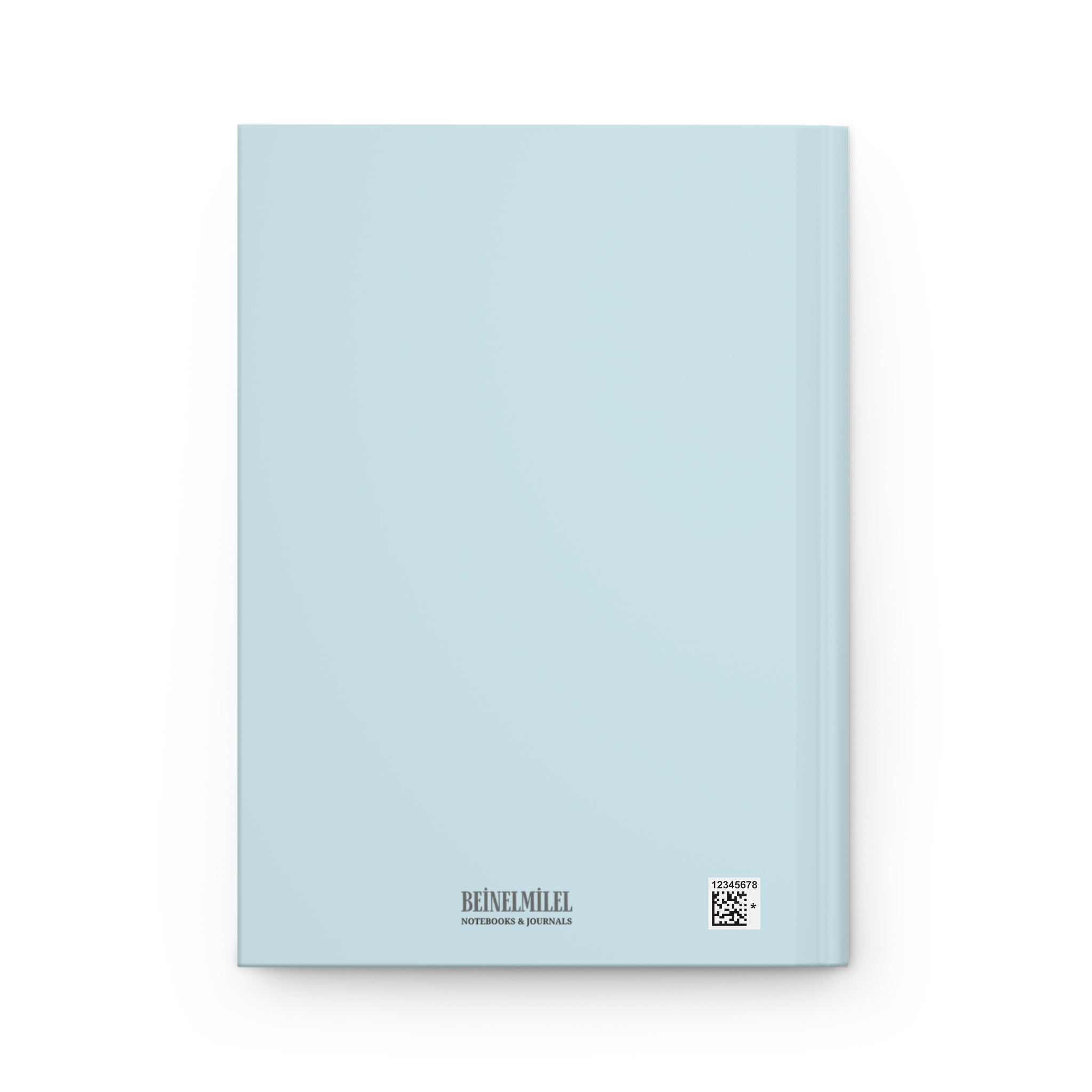 Custom Baby Blue Notebook - 150 Lined Pages & Hard Cover