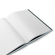 Custom Baby Blue Notebook - 150 Lined Pages & Hard Cover