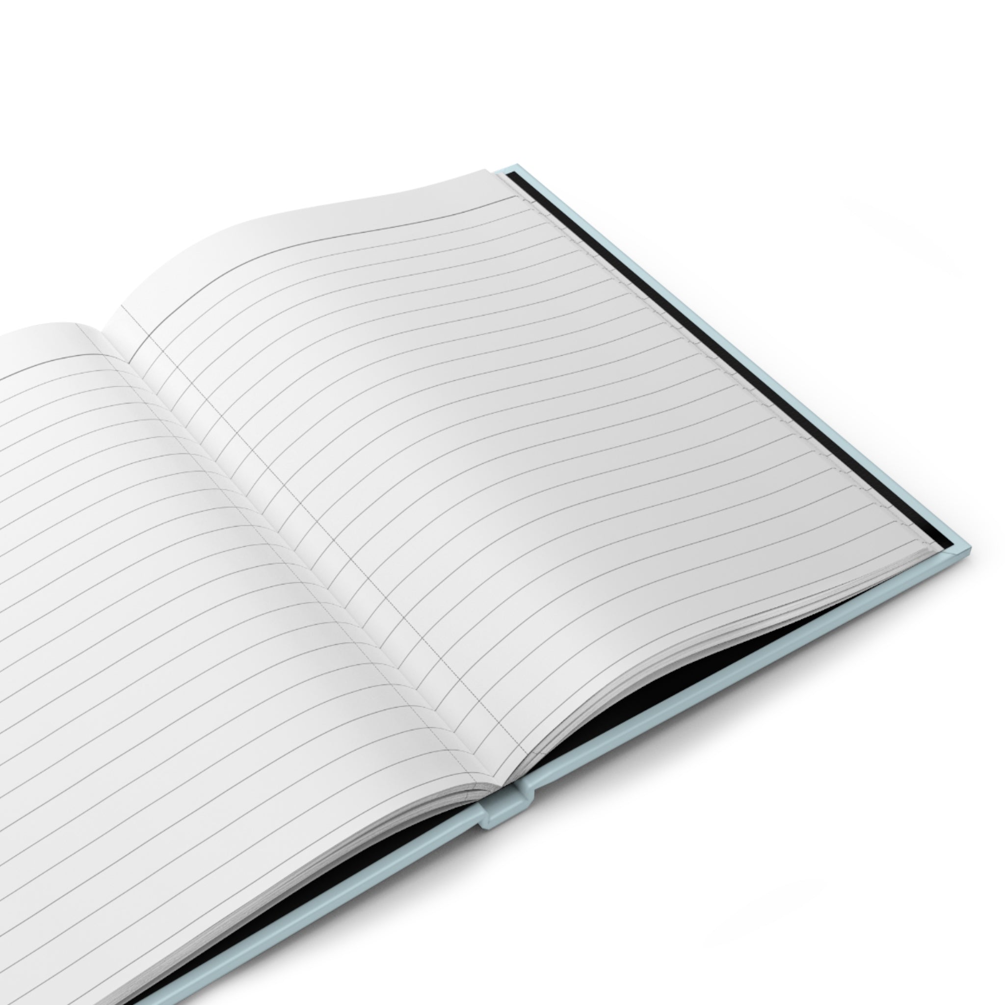 Custom Baby Blue Notebook - 150 Lined Pages & Hard Cover