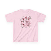 Burgundy Floral Doodle Baby Tee