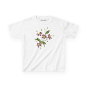 Dark Floral Burgundy Baby Tee
