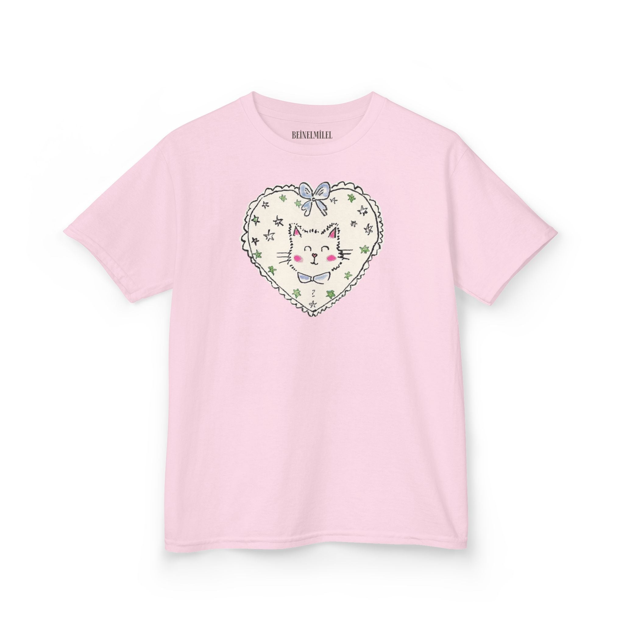 Cute Cat Print Baby Tee