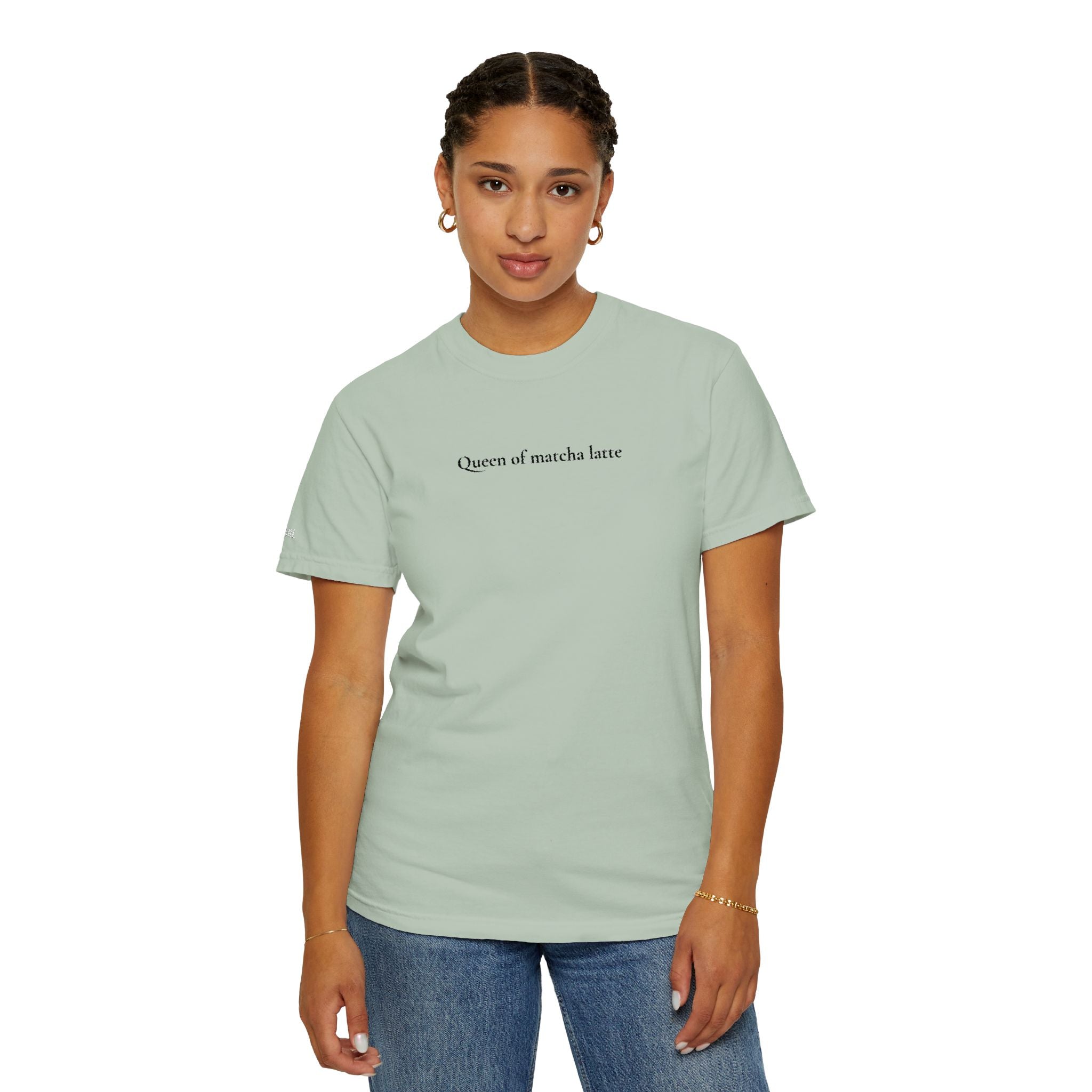Embroidered Queen of Matcha Latte Comfort Colors® T-Shirt