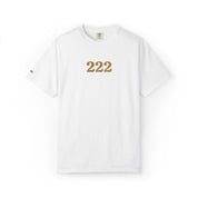 222 Angel Number Embroidered Comfort Colors® T-Shirt