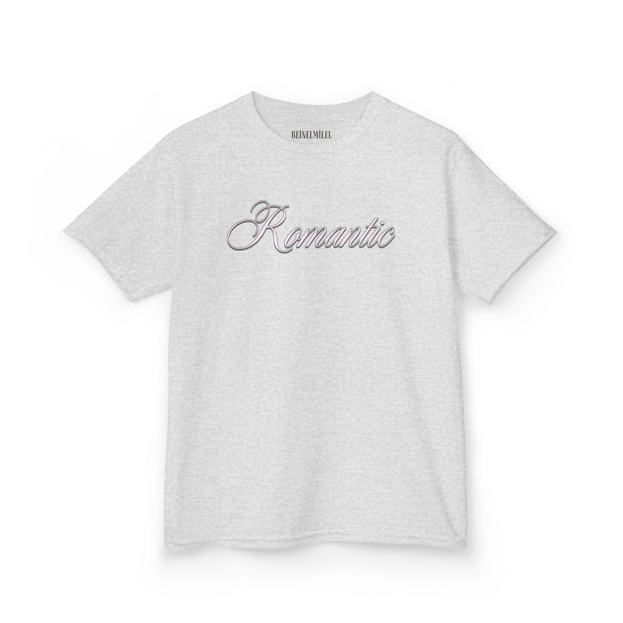 Romantic - Cursive Slogan Baby Tee