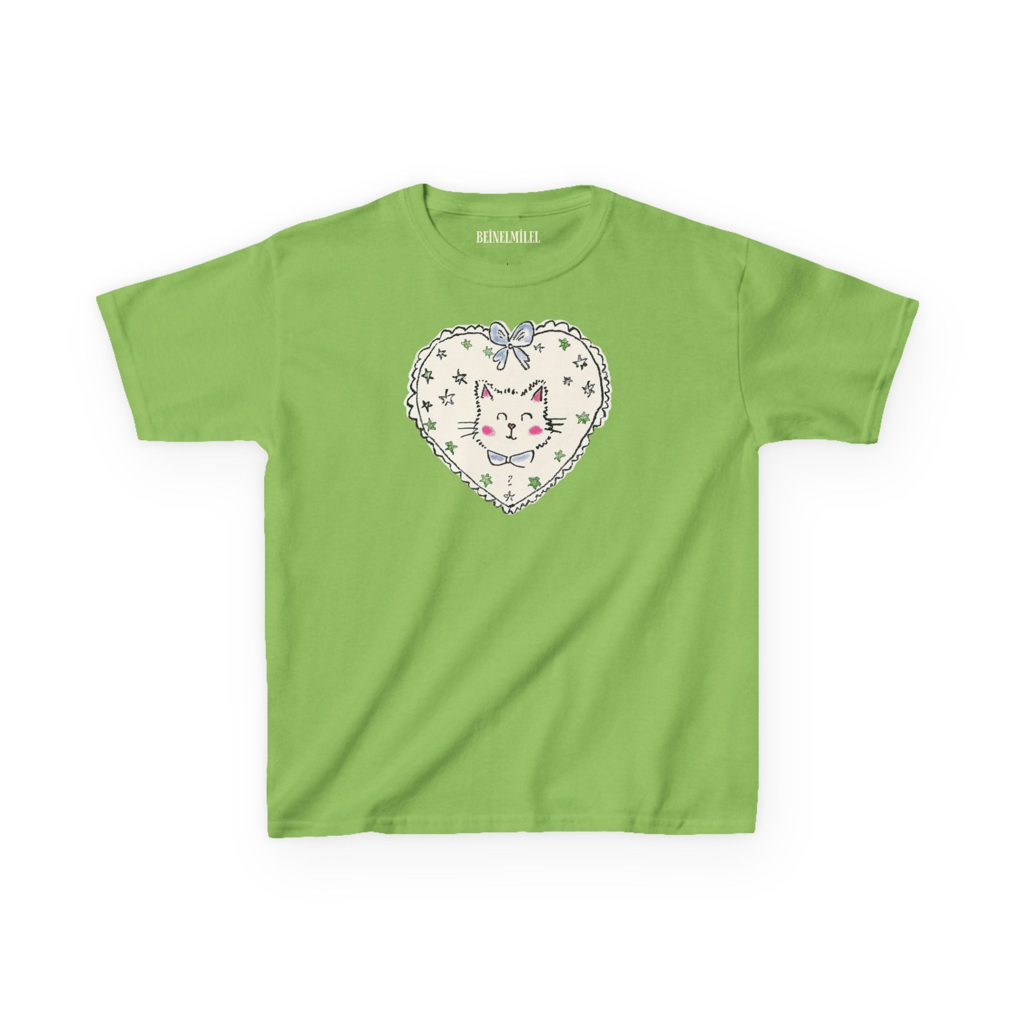Cute Cat Print Baby Tee