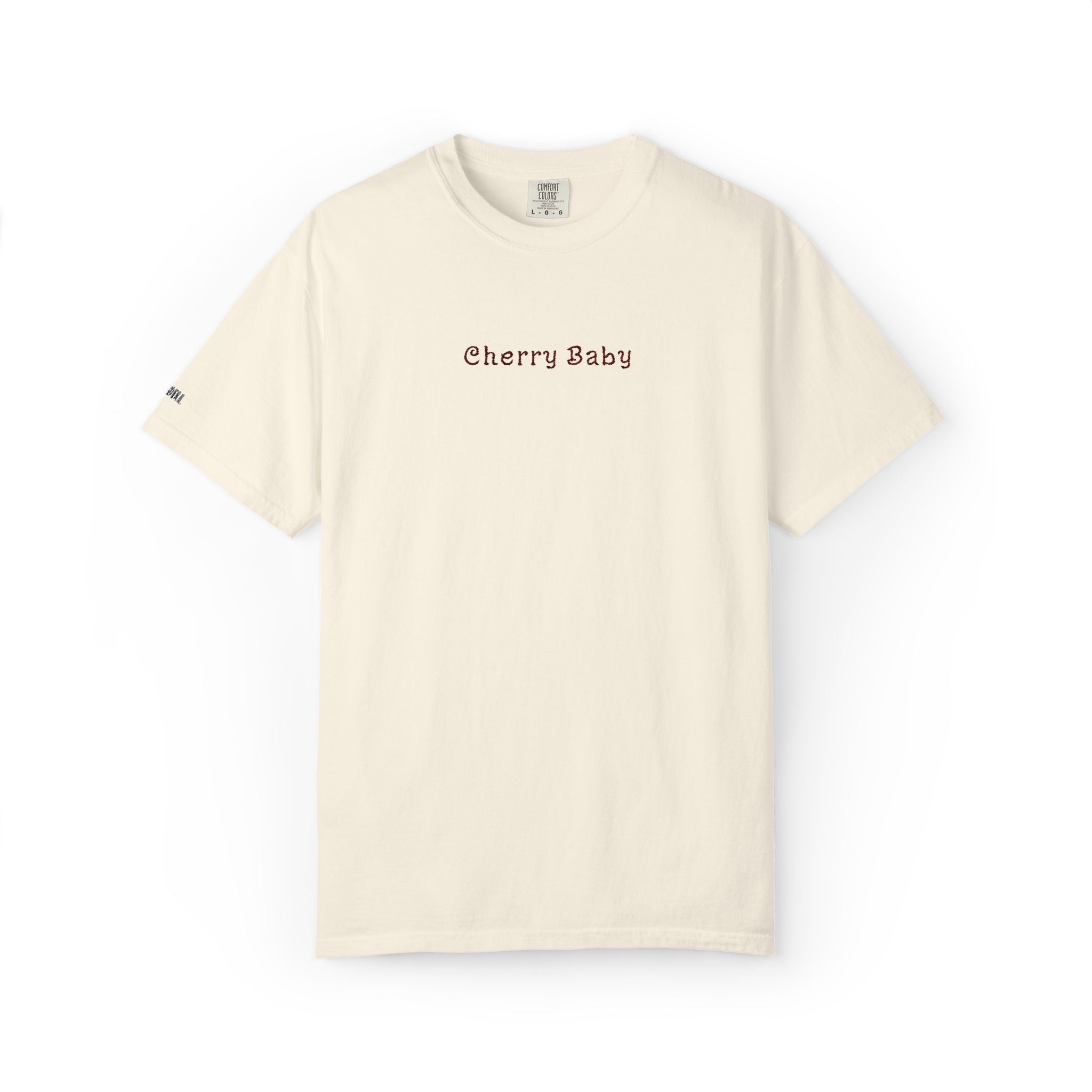 Embroidered Cherry Baby Comfort Colors® T-Shirt