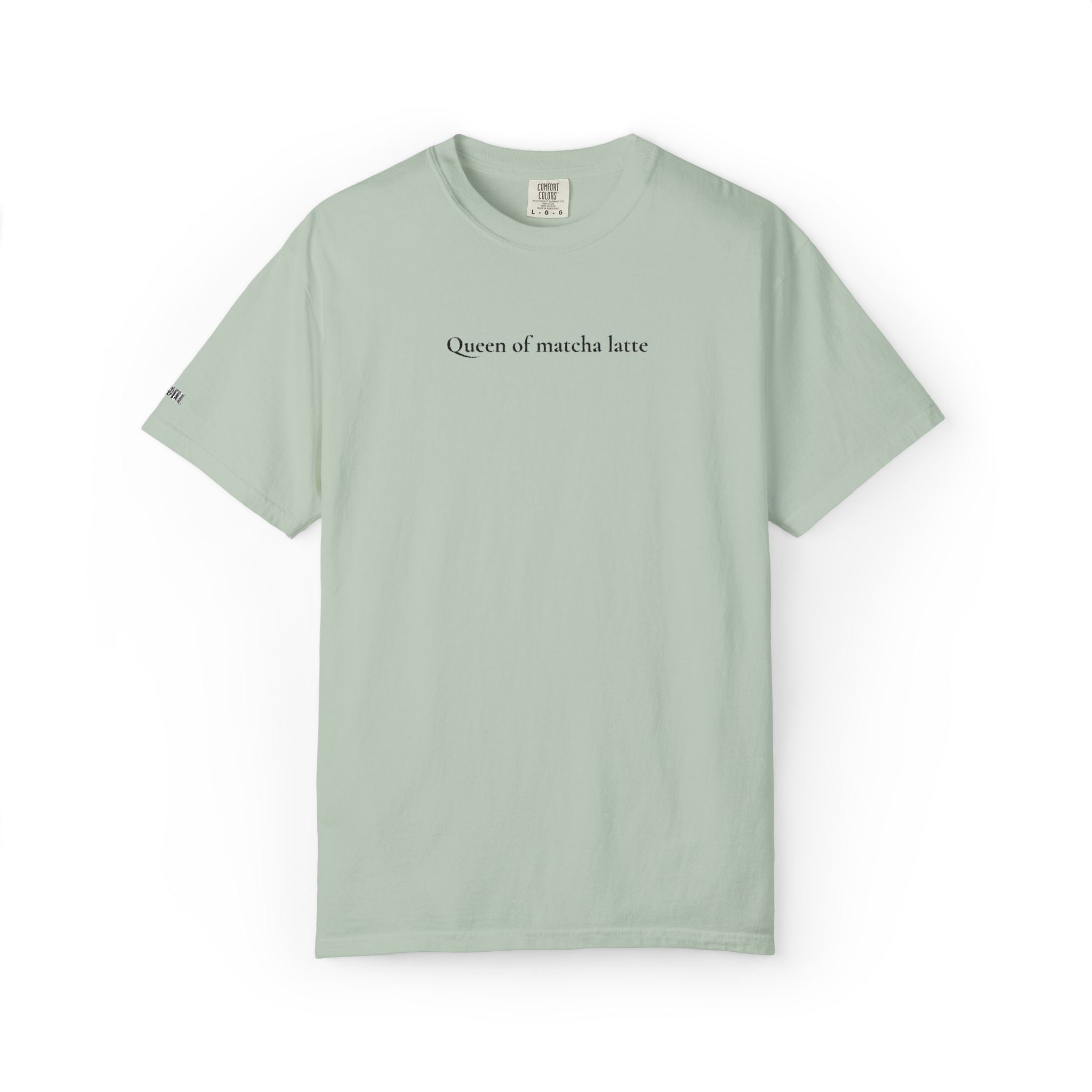Embroidered Queen of Matcha Latte Comfort Colors® T-Shirt
