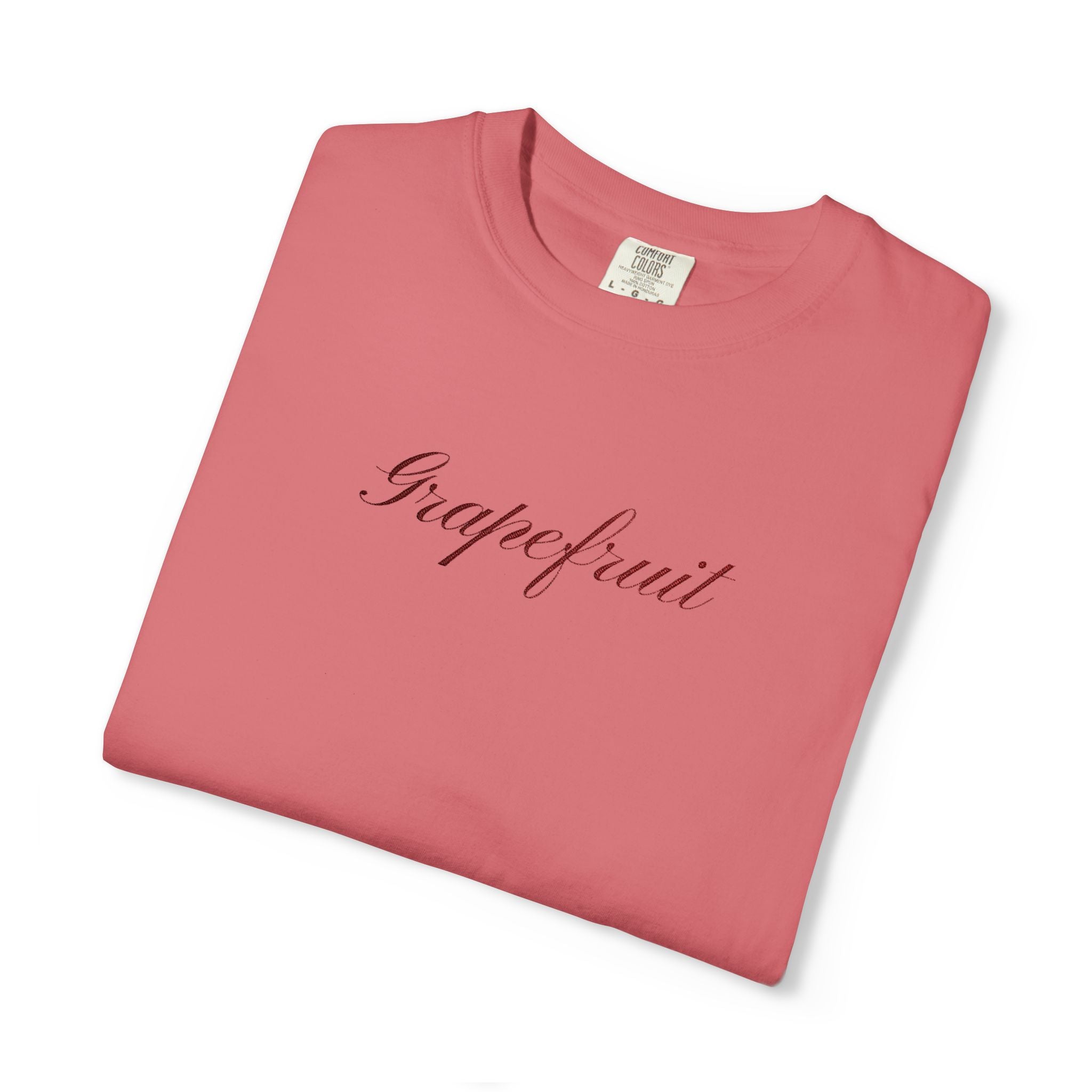 Grapefruit Embroidered Comfort Colors® T-Shirt