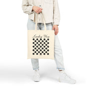 Lucky Polka Dots Canvas Tote Bag