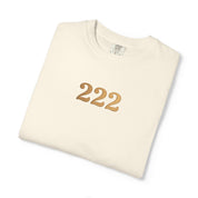 222 Angel Number Embroidered Comfort Colors® T-Shirt