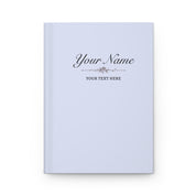 Custom Lilac Notebook - 150 Lined Pages & Hard Cover