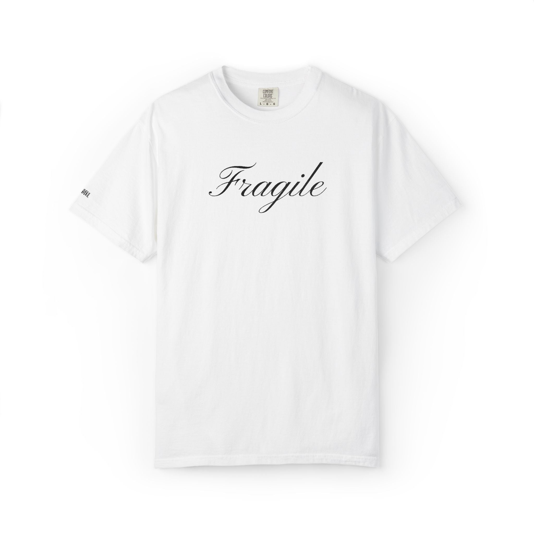 Embroidered Fragile Comfort Colors® T-Shirt