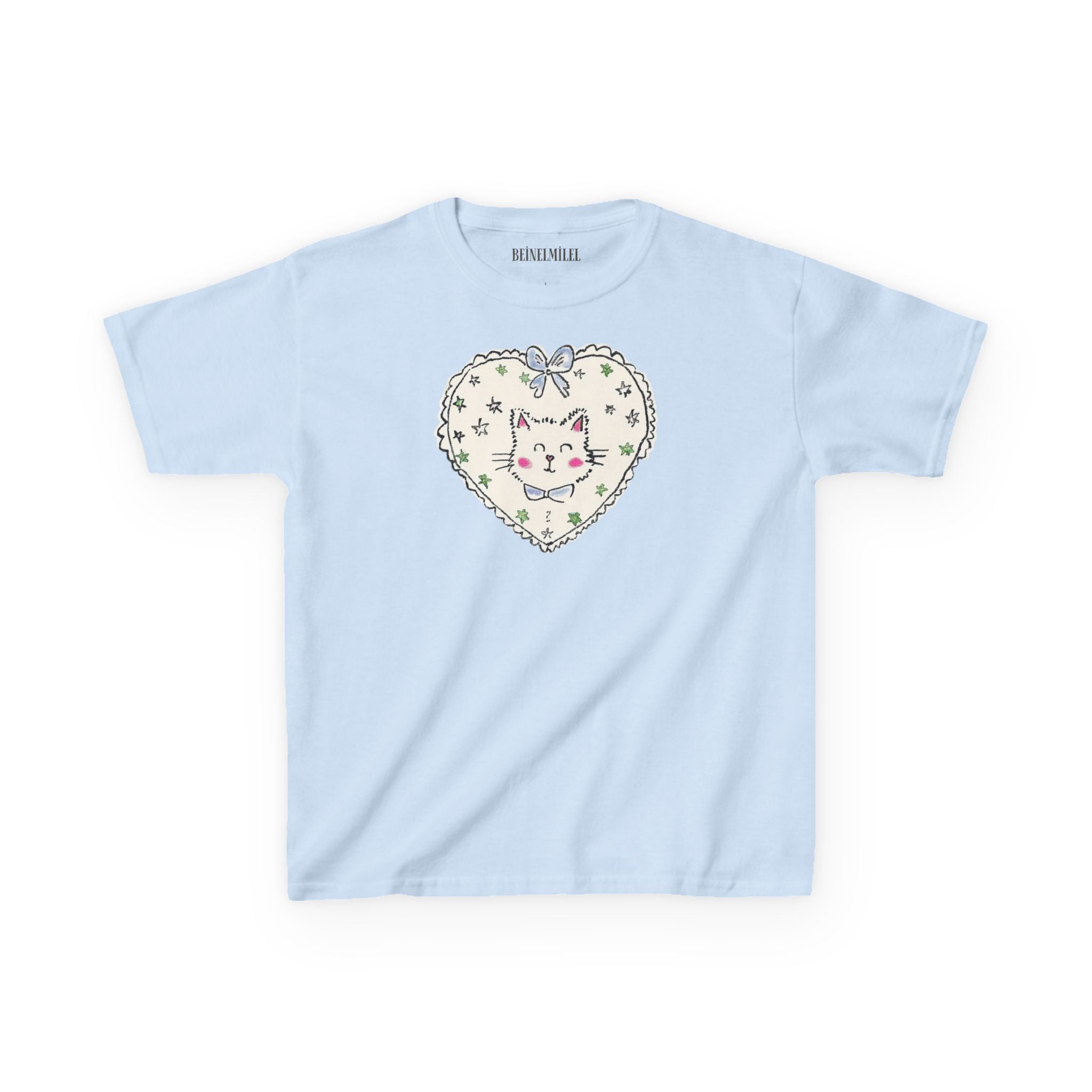 Cute Cat Print Baby Tee