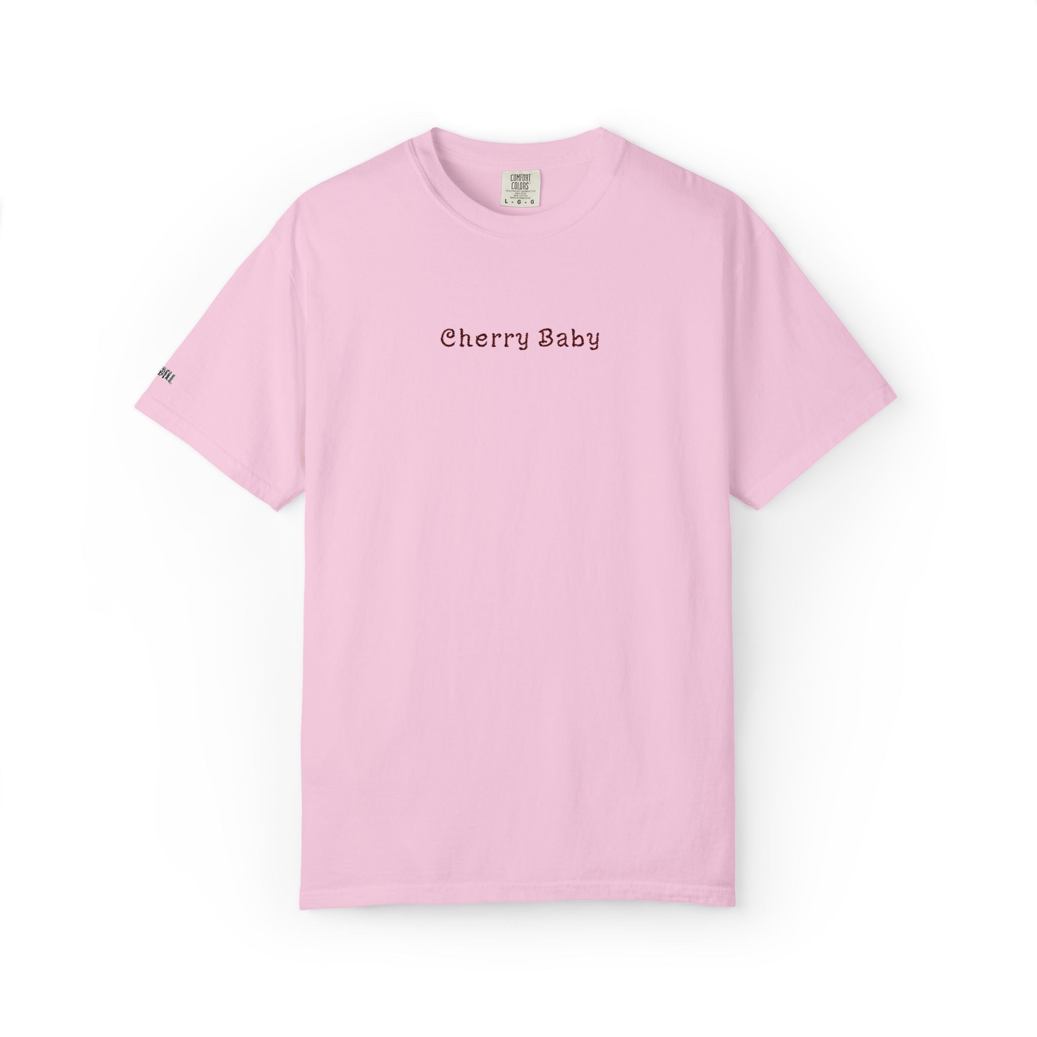 Embroidered Cherry Baby Comfort Colors® T-Shirt
