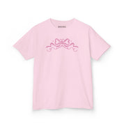 Pink Ribbon Detail Baby Tee