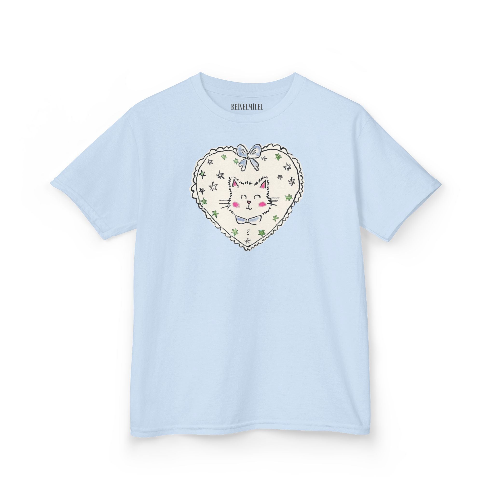 Cute Cat Print Baby Tee